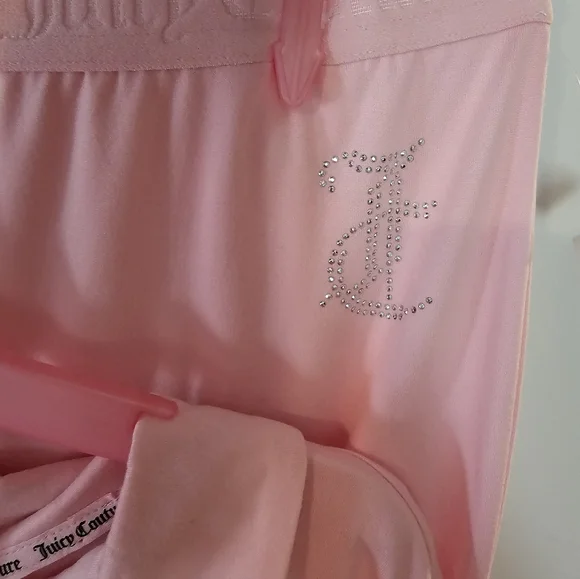 NWT Juicy Couture Light Pink Pajama Set Xl - Picture 6 of 8